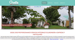 Desktop Screenshot of costajardineros.com